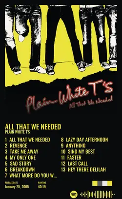 Plain White Ts - All That We Needed.jpg